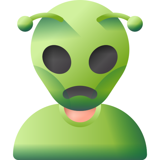 외계인 3D Color icon