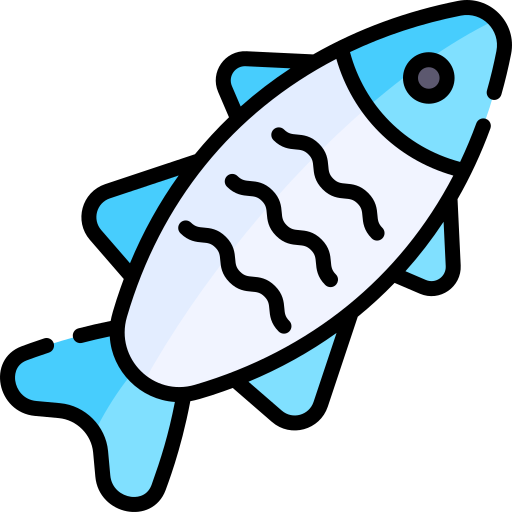 생선 Kawaii Lineal color icon