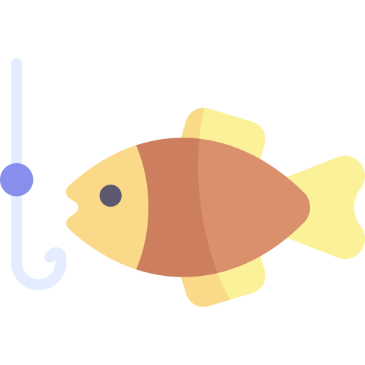 pescar Kawaii Flat icono