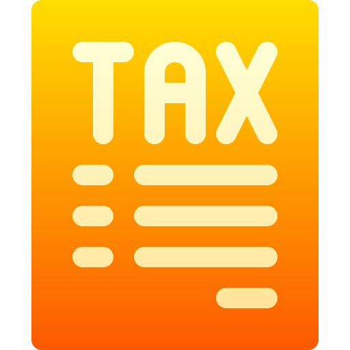 impôt Basic Gradient Gradient Icône