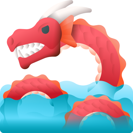 dragão 3D Color Ícone