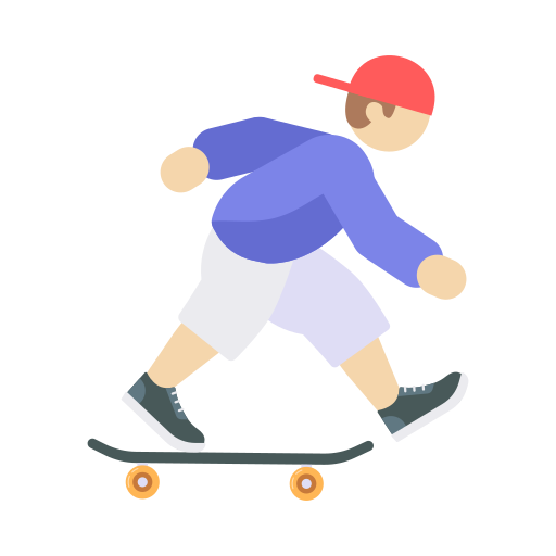 Skateboard Generic Flat icon