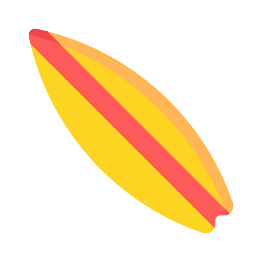 prancha de surfe Generic Flat Ícone