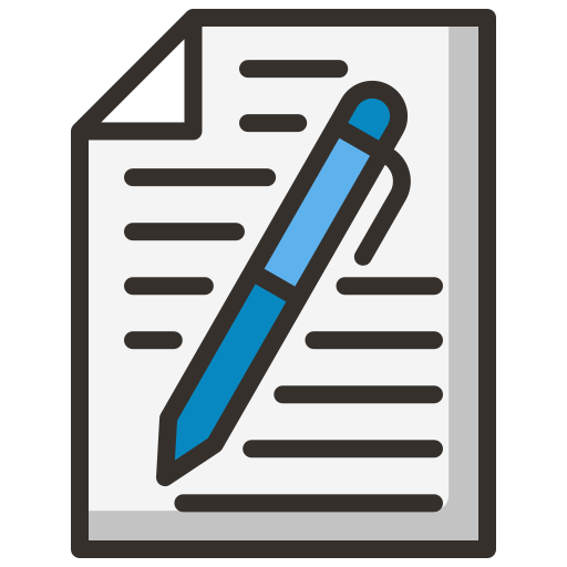 documento Generic Outline Color icono