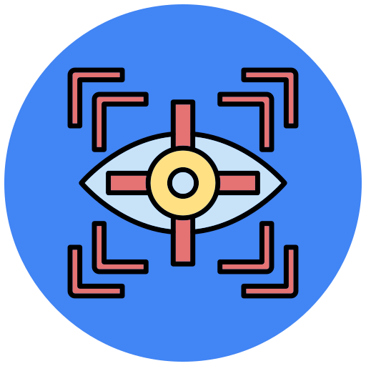 Eye tracking Generic color lineal-color icon
