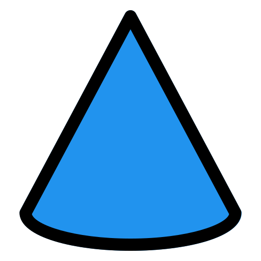 Cone Generic color lineal-color icon