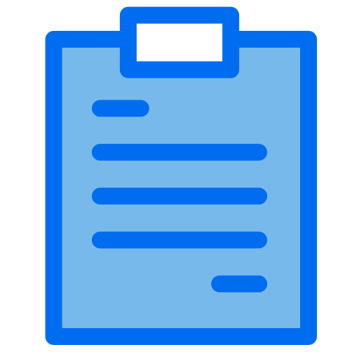 Clipboard Generic color lineal-color icon