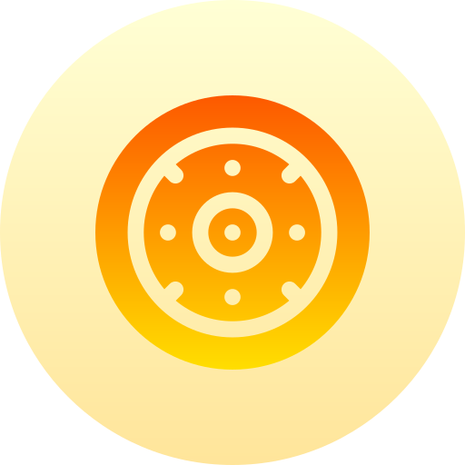 shield Basic Gradient Circular icon