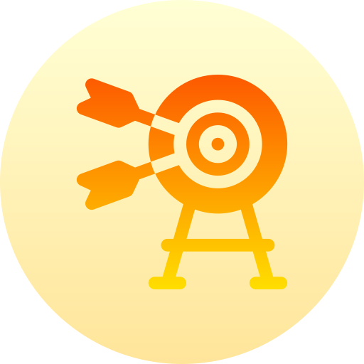 bullseye Basic Gradient Circular icon