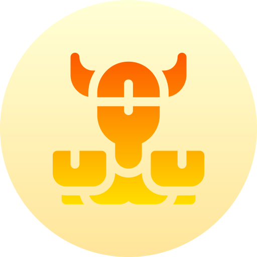 vikingo Basic Gradient Circular icono