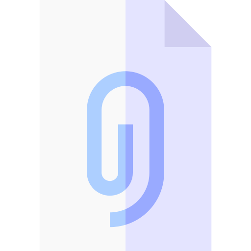 Attached file Basic Straight Flat icon