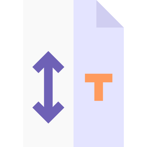 Вертикальный Basic Straight Flat иконка