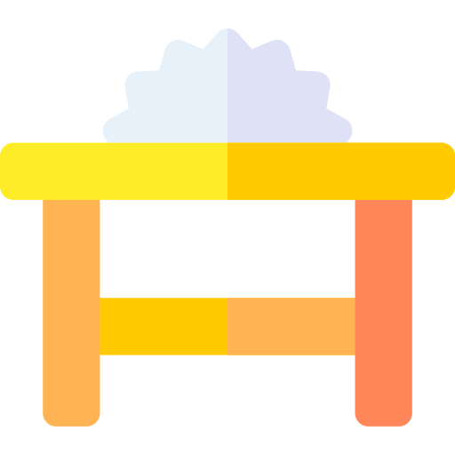 Mesa de corte Basic Rounded Flat icono