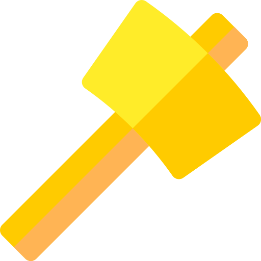 hammer Basic Rounded Flat icon