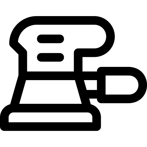 ponceuse Basic Rounded Lineal Icône