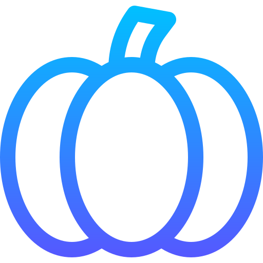 Pumpkin Basic Gradient Lineal color icon