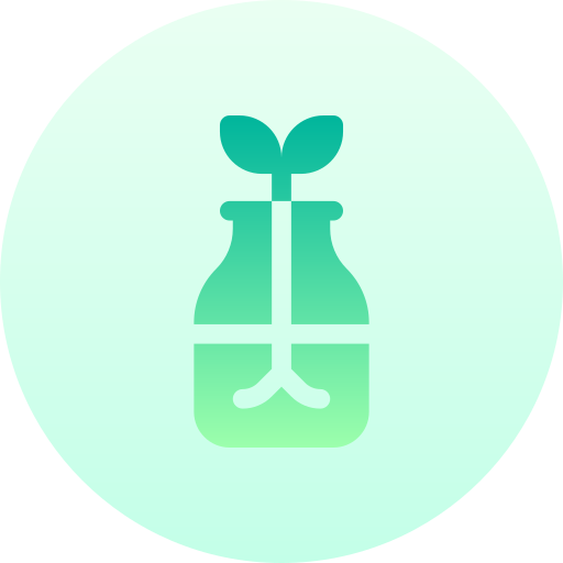 Sprout Basic Gradient Circular icon
