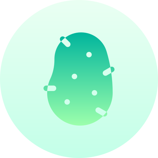 감자 Basic Gradient Circular icon