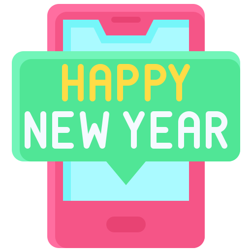 happy new year Generic color fill icon