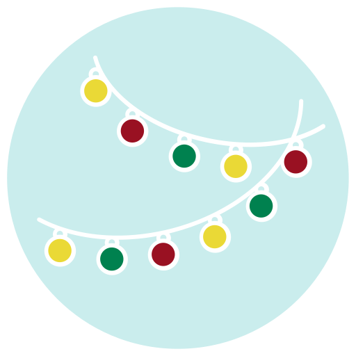 weihnachtsbeleuchtung Generic color lineal-color icon