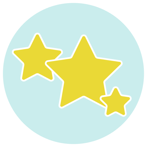 estrella de navidad Generic color lineal-color icono