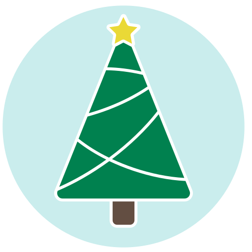 Árbol de navidad Generic color lineal-color icono