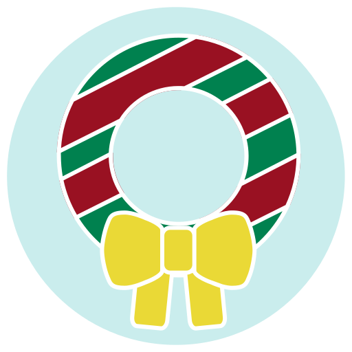 corona de navidad Generic color lineal-color icono
