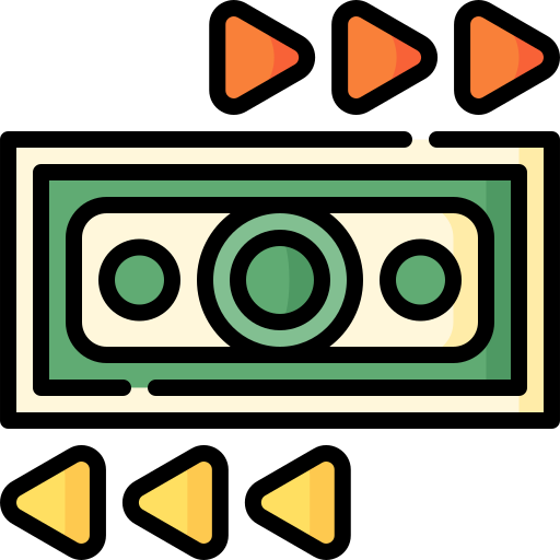 お金の流れ Special Lineal color icon