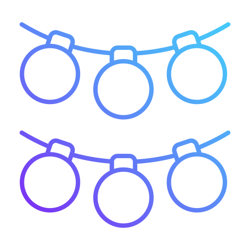 花輪 Generic gradient outline icon