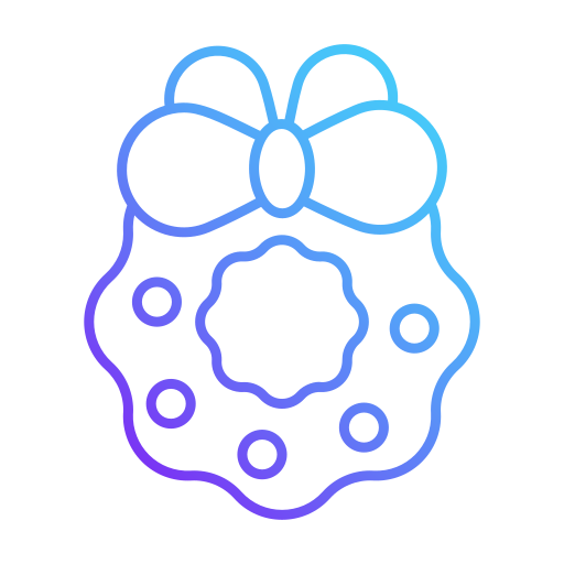 Wreath Generic gradient outline icon