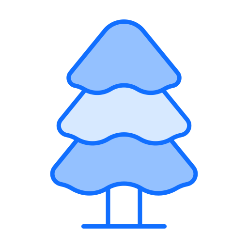 クリスマスツリー Generic color lineal-color icon