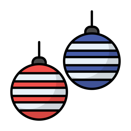 weihnachtskugel Generic color lineal-color icon