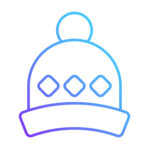冬用の帽子 Generic gradient outline icon