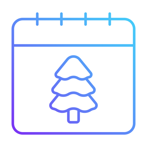 クリスマス Generic gradient outline icon