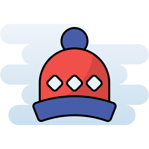 冬用の帽子 Generic color lineal-color icon