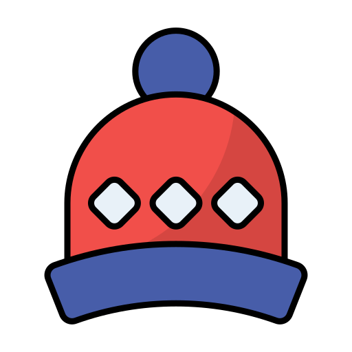 cappello invernale Generic color lineal-color icona