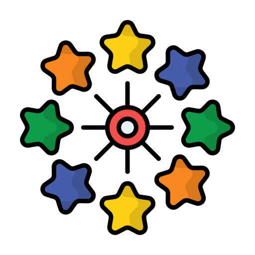 fajerwerki Generic color lineal-color ikona