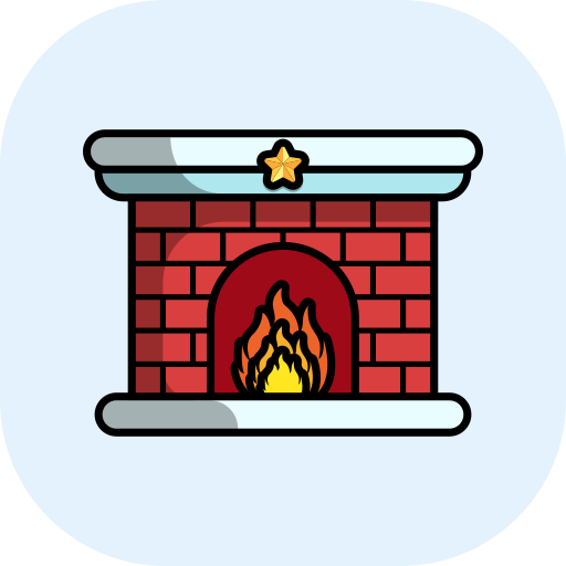 Fireplace Generic color lineal-color icon