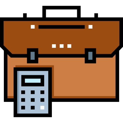 Briefcase Detailed Straight Lineal color icon