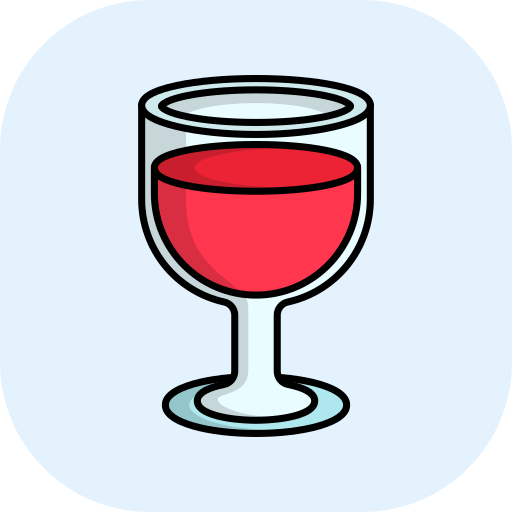 bicchiere di vino Generic color lineal-color icona