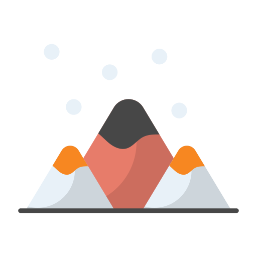 montagnes Generic color fill Icône