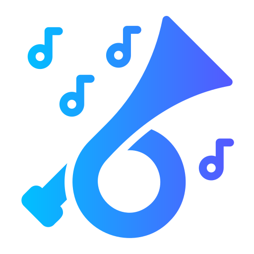 trompet Generic gradient fill icoon
