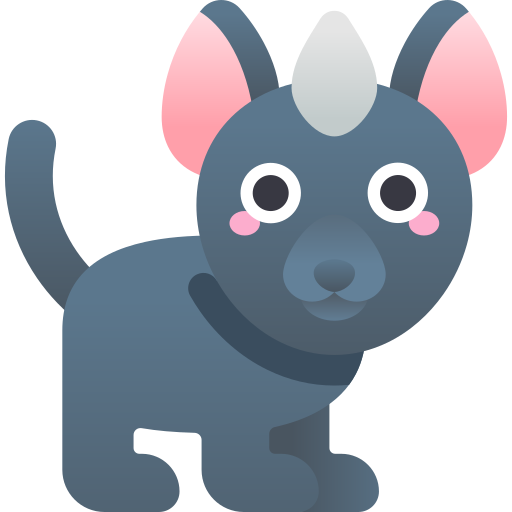 xoloitzcuintle Kawaii Star Gradient icoon