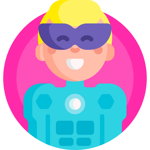 Superhero Detailed Flat Circular Flat icon