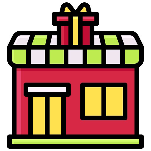 tienda de regalos Generic color lineal-color icono