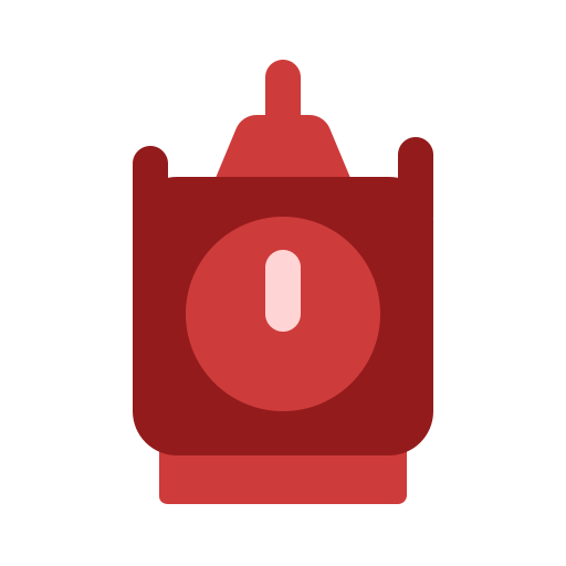 Tower clock Generic color fill icon