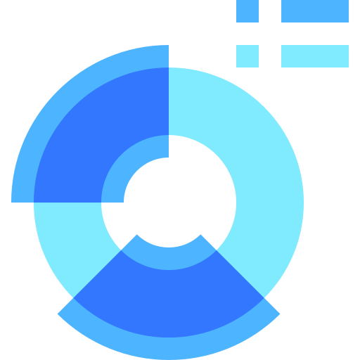 cirkeldiagram Basic Sheer Flat icoon