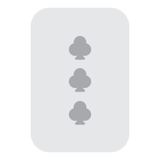 세 개의 클럽 Generic color fill icon