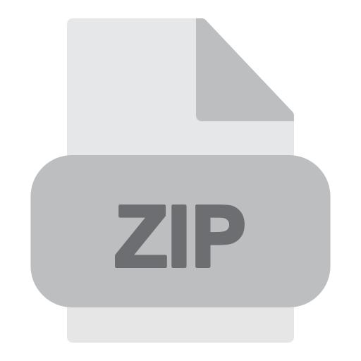 archivo zip Generic color fill icono