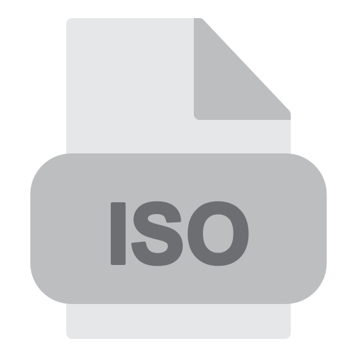 isoファイル Generic color fill icon